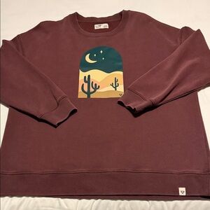 LIV Outdoor Desert Night Graphic Sweatshirt New Without Tags